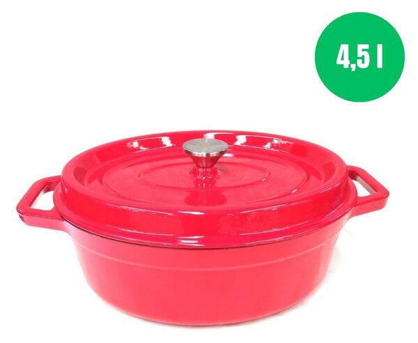 Grill King Cast Iron ovalni Dutch oven, 28 cm