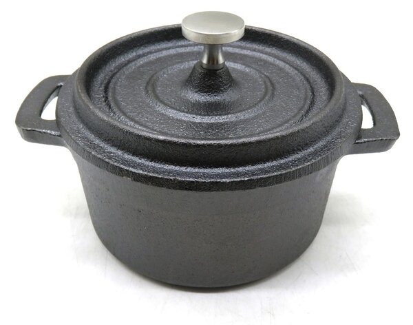 Grill King Cast Iron okrugli mini Dutch oven, 10 cm