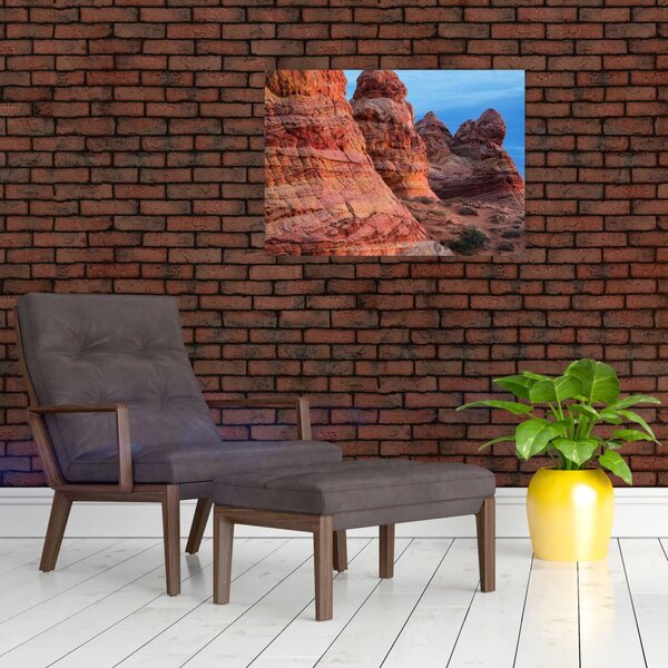 Slika - Valovi uz litice (70x50 cm)