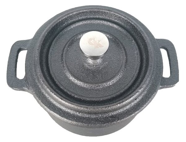 Grill King Cast Iron okrugli mini Dutch oven, 10 cm