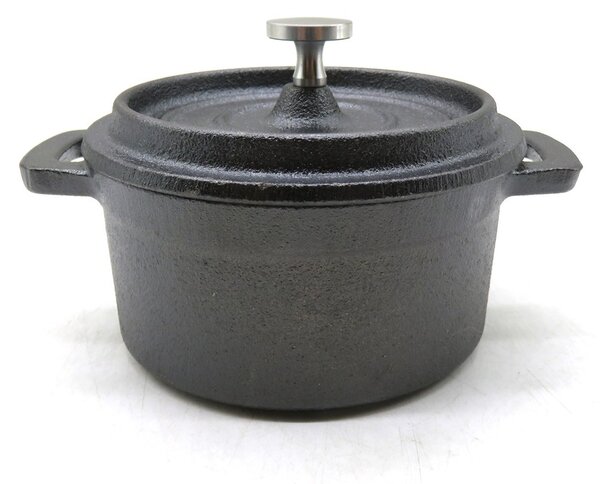 Grill King Cast Iron okrugli mini Dutch oven, 10 cm