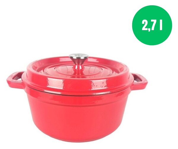 Grill King Cast Iron okrugli Dutch oven, 22 cm
