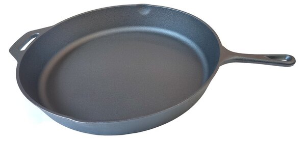 Grill King Outdoor Cast Iron duboka tava s lijevanom ručkom, 26 cm