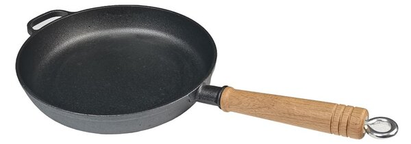 Grill King Cast Iron tava s drvenom ručkom, 23 cm