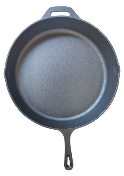 Grill King Outdoor Cast Iron duboka tava s lijevanom ručkom, 26 cm