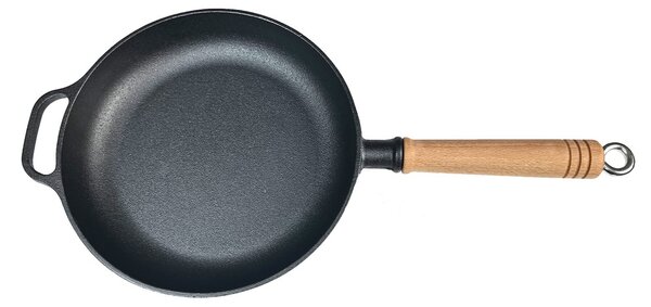 Grill King Cast Iron tava s drvenom ručkom, 29 cm