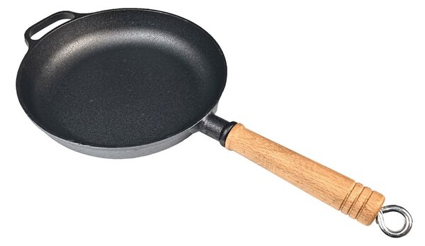 Grill King Cast Iron tava s drvenom ručkom, 23 cm