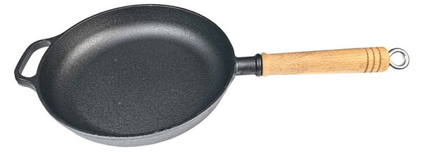 Grill King Cast Iron tava s drvenom ručkom, 27 cm