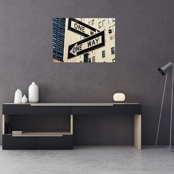 Slika - New York ONE WAY (70x50 cm)