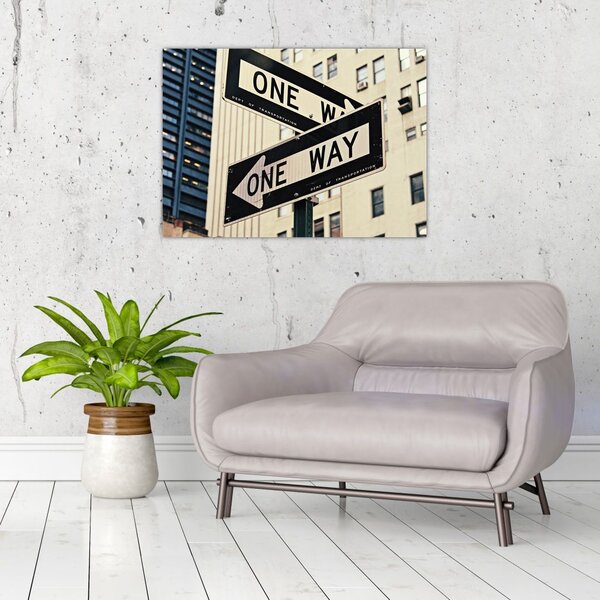 Slika - New York ONE WAY (70x50 cm)
