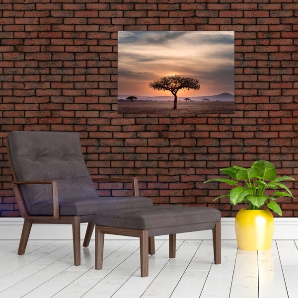 Slika zalaska sunca u Tanzaniji (70x50 cm)
