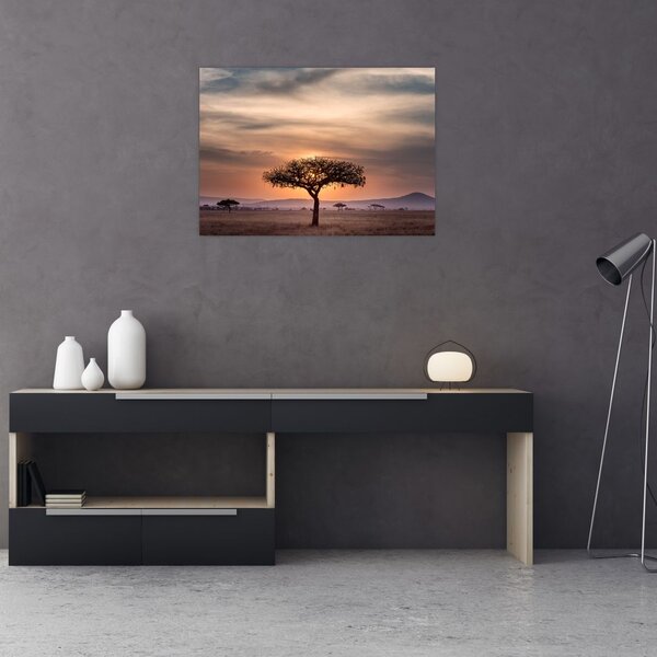 Slika zalaska sunca u Tanzaniji (70x50 cm)