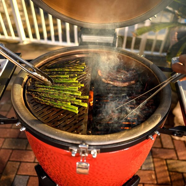 Kamado Joe Classic Joe Series III keramički roštilj na ugljen s postoljem, 18"/46 cm