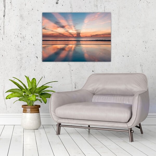 Slika sunčevih zraka iznad Daytonske plaže (70x50 cm)