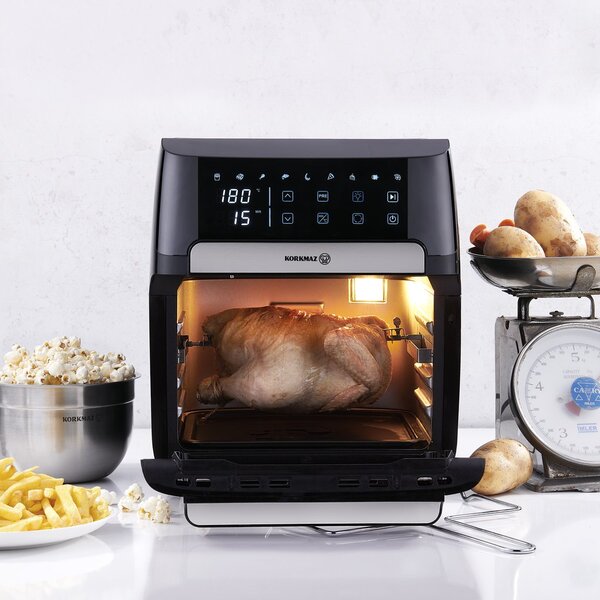 Korkmaz Airfryer Oven Maxima friteza/pećnica na vrući zrak, 12 l