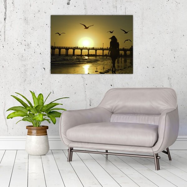 Slika - Šetnja plažom (70x50 cm)