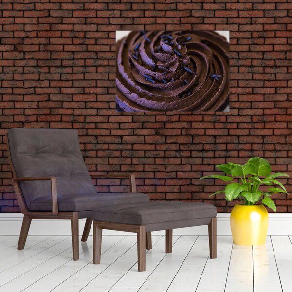 Slika - Čokoladni cupcake (70x50 cm)