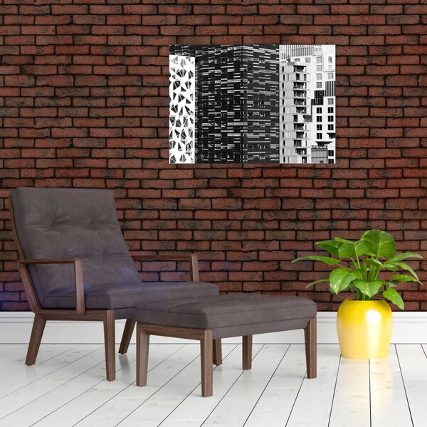 Slika crno-bijele arhitekture (70x50 cm)