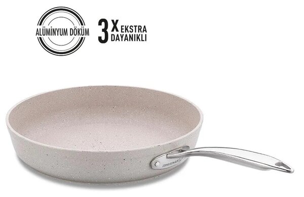 Korkmaz Granita visoka tava sa staklenim poklopcem