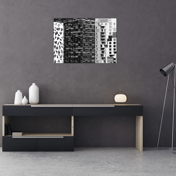 Slika crno-bijele arhitekture (70x50 cm)