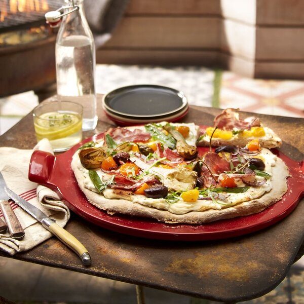 Emile Henry DS BBQ Smooth keramički pekač za pizzu