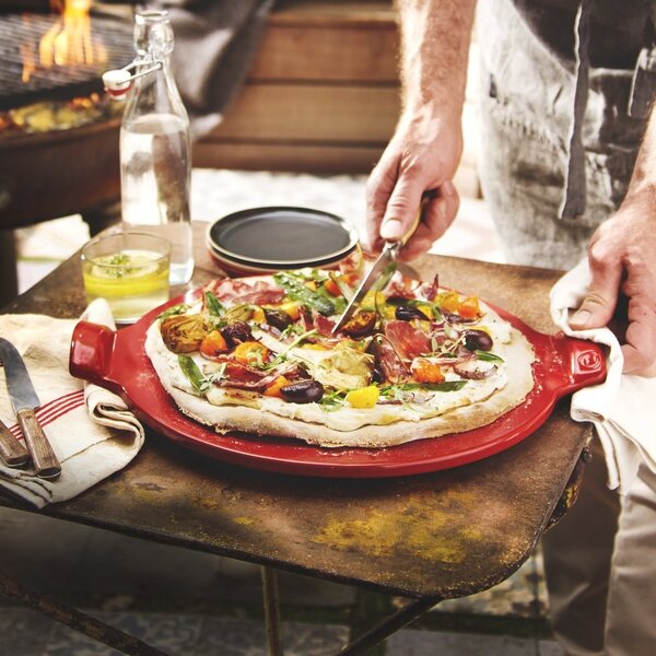 Emile Henry BBQ Smooth keramički pekač za pizzu