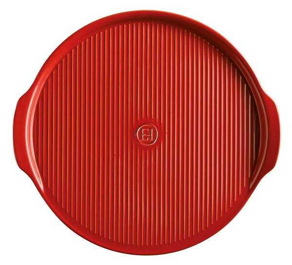 Emile Henry BBQ Ridged keramički pekač za pizzu