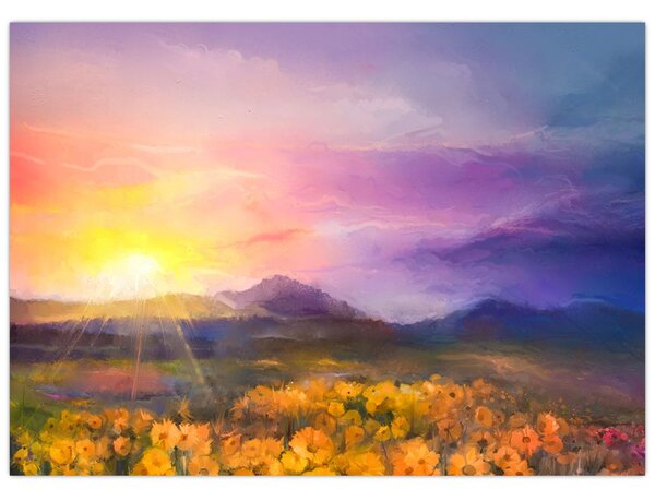 Slika - U zoru (70x50 cm)