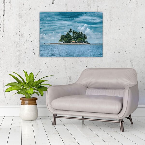 Slika - otok u moru (70x50 cm)