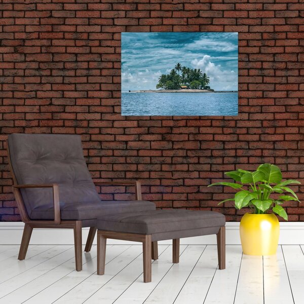 Slika - otok u moru (70x50 cm)