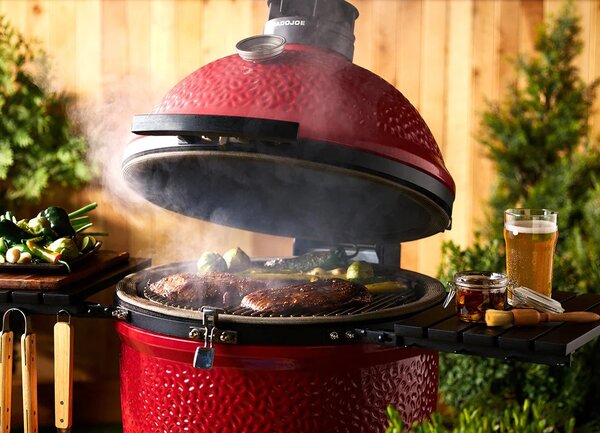 Kamado Joe Classic Joe Series II keramički roštilj na ugljen s postoljem, 18"/46 cm