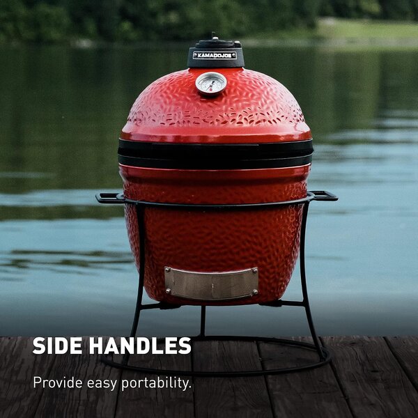 Kamado Joe Joe Jr. keramički roštilj na ugljen s postoljem, 13,5"/34 cm