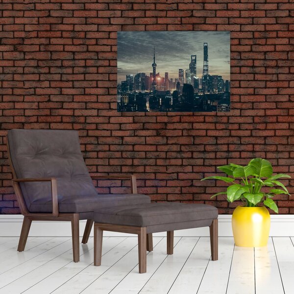 Slika grada u sumrak (70x50 cm)