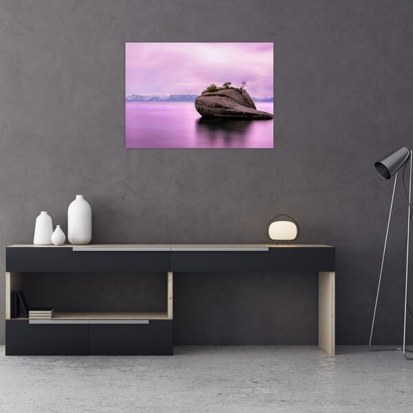 Slika kamena u moru (70x50 cm)