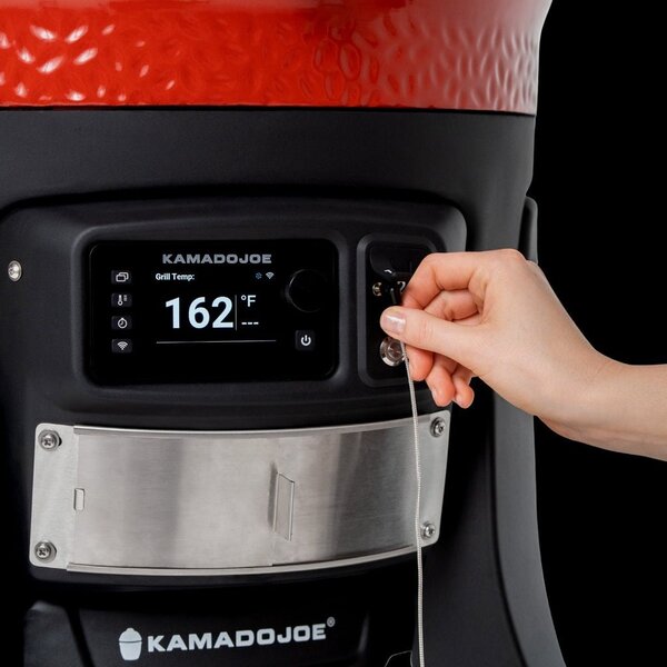 Kamado Joe Konnected Joe Digital keramički roštilj i dimilica na ugljen s postoljem, 18"/46 cm