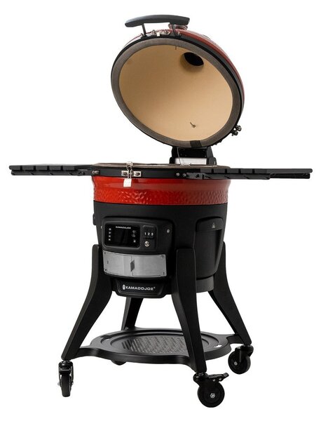 Kamado Joe Konnected Joe Digital keramički roštilj i dimilica na ugljen s postoljem, 18"/46 cm