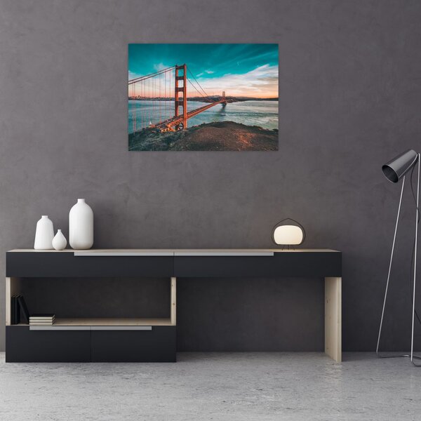 Slika - Zlatna vrata, San Francisco (70x50 cm)