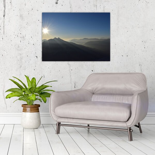Slika - Iznad planinskih vrhova (70x50 cm)