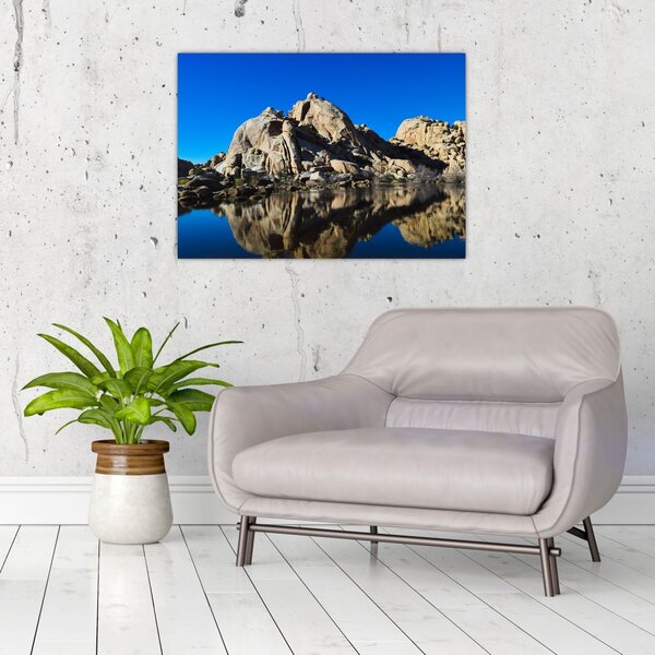 Slika odsjaj stijena (70x50 cm)