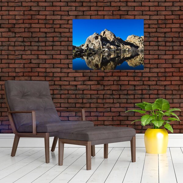 Slika odsjaj stijena (70x50 cm)