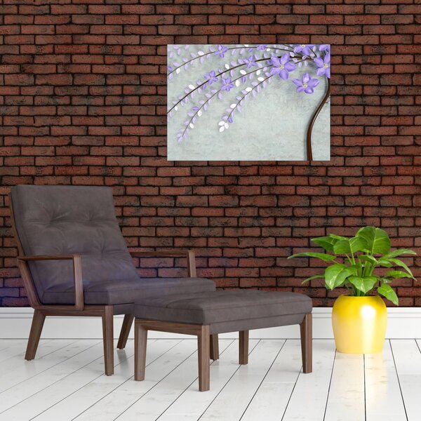 Slika - Ljubičasta kiša (70x50 cm)