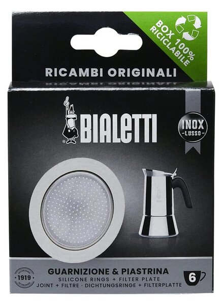 Bialetti set brtvi i filtra za kafetijere, 6 šalica