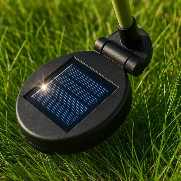 Solarna ukrasna LED RGB vrtna svjetiljka ruža 80 cm