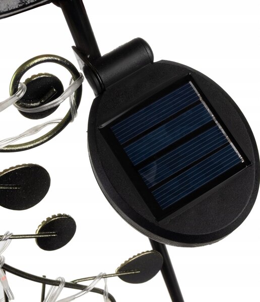 Solarna ukrasna 40 LED RGB vrtna svjetiljka pav