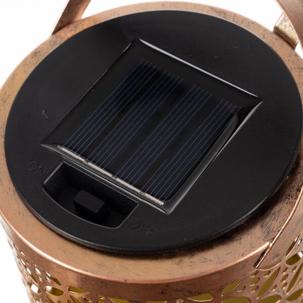 Solarna ukrasna 60 LED topla bijela vrtna svjetiljka zalijevana