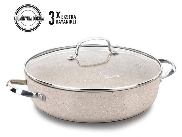 Korkmaz Granita niski lonac s poklopcem