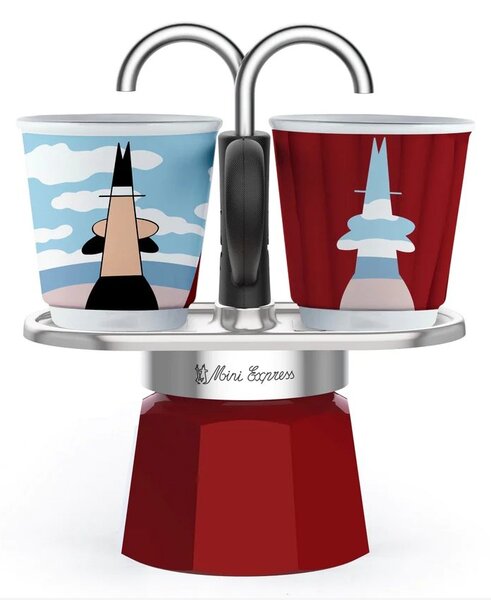 Bialetti Mini Express Magritte kafetijera, 2 šalice