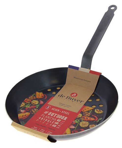 De Buyer Outdoor tava za kestene i BBQ povrće