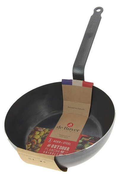 De Buyer Outdoor duboka wok tava