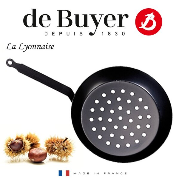 De Buyer Outdoor tava za kestene i BBQ povrće
